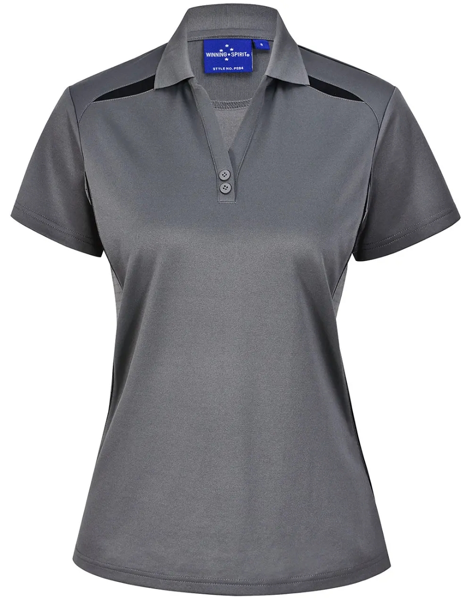 Picture of Winning Spirit, Ladies Sustainable Contrast SS Polo